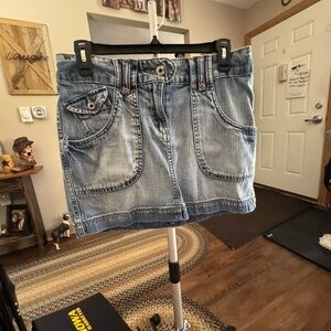 H&M(L.O.G.G.)Light Blue Denim Mini Skirt * NOT IN SALE*